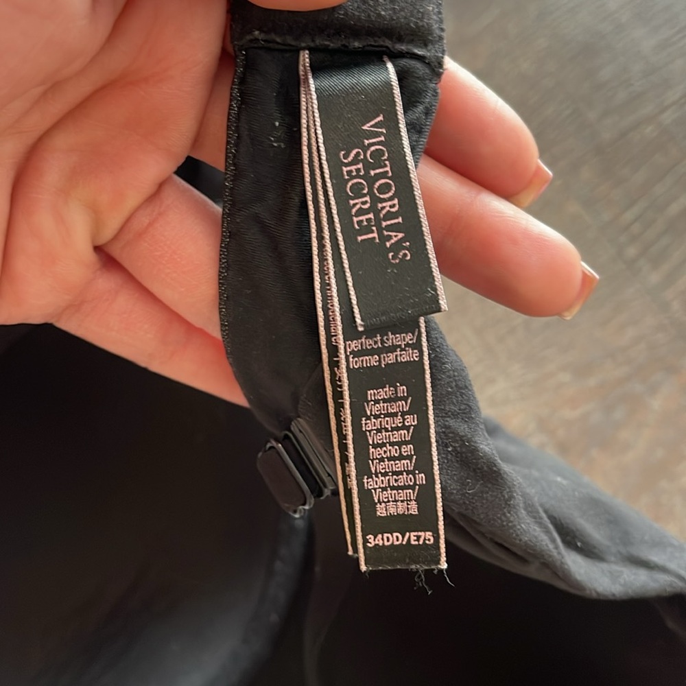 Victoria’s Secret Bra 34DD Perfect Shape Style Black Body by Victoria - Picture 5 of 6